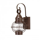 Applique cape cod, bronze et verre, petite