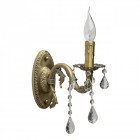 Applique murale laiton classic 1 ampoule 27 cm