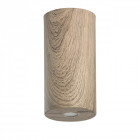Plafonnier marron techno 1 ampoule 20 cm