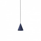Suspension cuir bleu fada Suspension cuir bleu fada