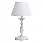 Lampe de table blanche classic 1 ampoule 50 cm