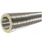 Isotip conduit semi-rigide isolé 125 mm isovac dac - longueur de 3 m