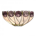 Applique hutchinson, verre et métal