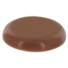 Daisif - lot de 8 patins glisseurs adhésifs marron rond - diamètre 70mm