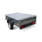 Remorque 200 x 106 ptac 500 kg garden trailer 200 unitrailer avec bache plate