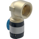 Coude raccord 90° FlowFit avec filetage femelle - DN. 20 - Ø 25 mm x Rp. 3/4'' - GEBERIT - 620.532.00.1