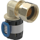 Coude raccord 90° FlowFit avec écrou de serrage - DN 12 - Ø 16 mm x G 3/8'' - GEBERIT - 620.685.00.1