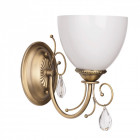 Applique murale laiton classic 1 ampoule 29 cm