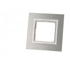 Plaque grise simple inox