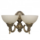 Applique murale laiton classic 2 ampoules 19 cm