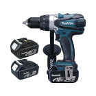 Perceuse visseuse Ø13mm Li-Ion 18V 2 batteries 4Ah + 1 batterie 3Ah MAKITA DDF458RMJ-P