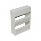 Debflex 707280 coffret à équiper 2 rangées 26 modules blanc