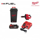 Déboucheur milwaukee fuel m18 fdcpf10-201c - 1 batterie 18v 2.0 ah - 1 chargeur 4933459685