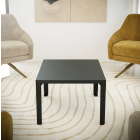 Table basse carrée DECO-GEM, Cristal. A monter soi-même. L.60 x P.60 x H.42.2 cm