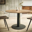 Pied central DECO-GEM pour table basse en acier à visser Zircon, H.71 cm