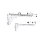 Kit 2 consoles lavabo l32 epoxy blanc