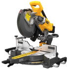 Scie à onglets 305 mm xr flexvolt 54v 3ah brushless dewalt + 2 batteries - dcs781x2-qw