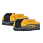 Pack 2 batteries powerstack xr 18V 3.5Aah li-ion - DEWALT - DCBP318S2-XJ