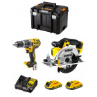 Dewalt kit dwk201 (dcd796 dcs391 2 x 2,0 ah dcb107 tstak vi)