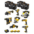 Dewalt kit dwk804t (dcd796 dch273 dcg405 dcf887 dcs331 dcs369 dcs391 dcl050 3 x 5,0 ah dcb115 4 x tstak vi)