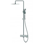 Colonne de douche thermostatique 925 - 1159 mm ajustable laiton chromé 