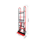 Diable acier charge lourde et encombrante 400kg fm40 stockman
