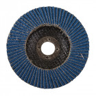 Disque à lamelles en zirconium - 100 mm Grain 40
