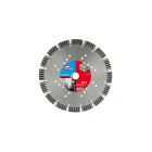 Disque diamant segmenté - D. 115 x Al. 22.23 x Ht. 10 x ép. 2 mm - Béton armé, acier - LEMAN - 55115