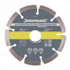 Disque diamanté à tronçonner le béton et la pierre soudé au laser - Segmenté 115 x 22,23 mm