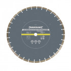 Disque diamanté à tronçonner le béton et la pierre soudé au laser - Segmenté 450 x 25,4 mm