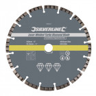 Disque diamanté à tronçonner soudé au laser bordure segmentée crénelée Turbo - 230 x 22,23 mm