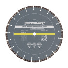 Disque diamanté à tronçonner soudé au laser bordure segmentée crénelée Turbo - 300 x 20 mm