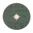 Disque fibre 3m 985 c diamètre 127 grain 80 x 1