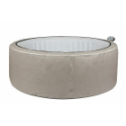 Spa gonflable luxe beige - 4 personnes - gonflage en 5 minutes