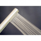 Douchette tube ronde économie d eau 1 jet de pluie NF chromé anticalcaire