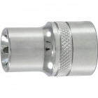 Douille 1/2'' pour vis mâle TORX®, poli, Taille : E 16, Long. L 38 mm, Pour vis M12