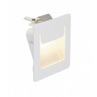 Downunder pur 80 encastré, carré, blanc, 3,6w led 3000k, 80x80mm