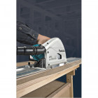 Scie plongeante MAKITA 18V Li-Ion 5.0 Ah 165 mm + 2 batteries, chargeur, coffret - DSP600PT2J