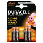 Pile Duracell Plus Power Batterie Alcaline Stilo AAA 1.5V Confezione da 4 Pz