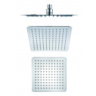 Tête de douche chromé en inox 5 x 250 x 250 mm angle d'inclinaison réglable