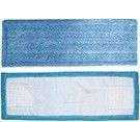 Frange microfibre bleue 50 cm microfibres bleue ,poches + languettes - lamatex - 809/50