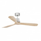 Ventilateur de plafond nickel mat lantau l132 cm