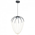 Suspension noire industrial   177 cm