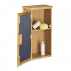 Armoire de salle de bain étagère en bois de bambou 66 x 35 cm helloshop26 3213092
