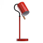 Lampe de table rouge megapolis 1 ampoule 50 cm