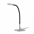Lampe de table nickel satiné serp