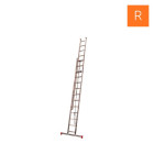 Échelle coulissante à corde 2 x 13 échelons - 2 plans Escalux - V16031