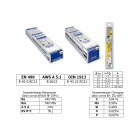 Lot de 110 électrodes rutiles pour soudage d'aciers courants Ø2.5mm livrées en étui GYS 085138