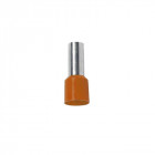 Embout de câblage simple 4.0 mm2 orange bizline x100