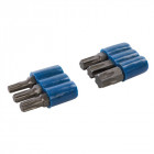 Embouts pour tournevis à chocs, 6 pcs - T30 - T55